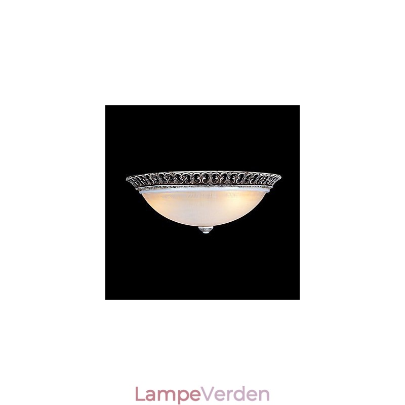 Mørkebrun Flush Mount lys glasharpiks mønster udskæring europæisk klassiker