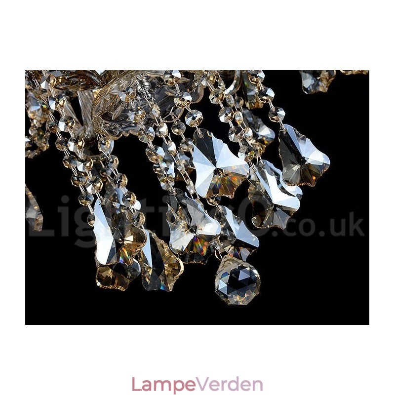 Cognac Krystal Farve Pendel Lys Krystal Moderne Moderne Traditionel Klassisk Retro Lantern Country