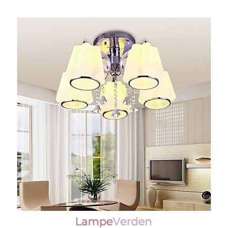 Flush Mount Crystal Moderne moderne glas Flush Mount Crystal Moderne moderne glas