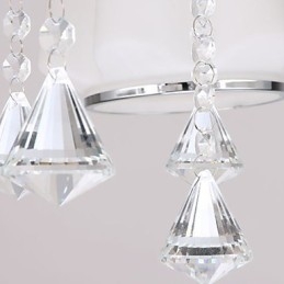 Flush Mount Crystal Moderne moderne glas