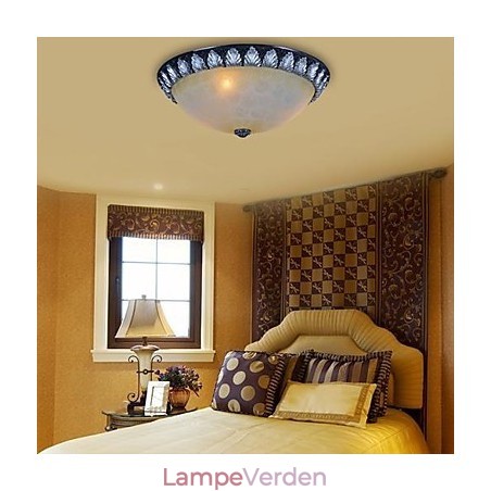 Flush Mount Light Pattern Glas Resin Silver Carving European Classic Flush Mount Light Pattern Glas Resin Silver Carving European Classic