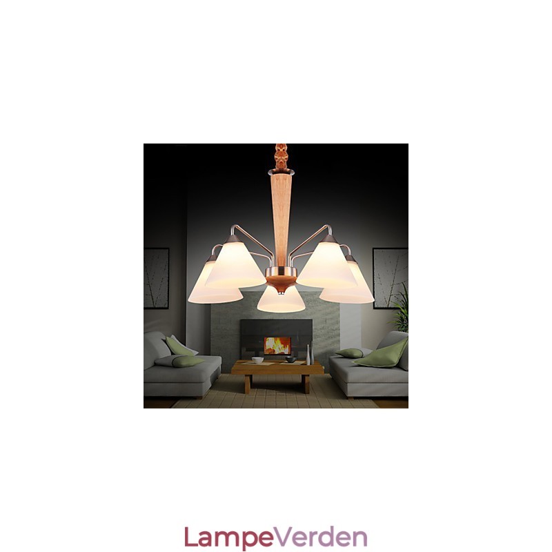 Flush Mount Mini Style Modern Contemporary Wood Bamboo