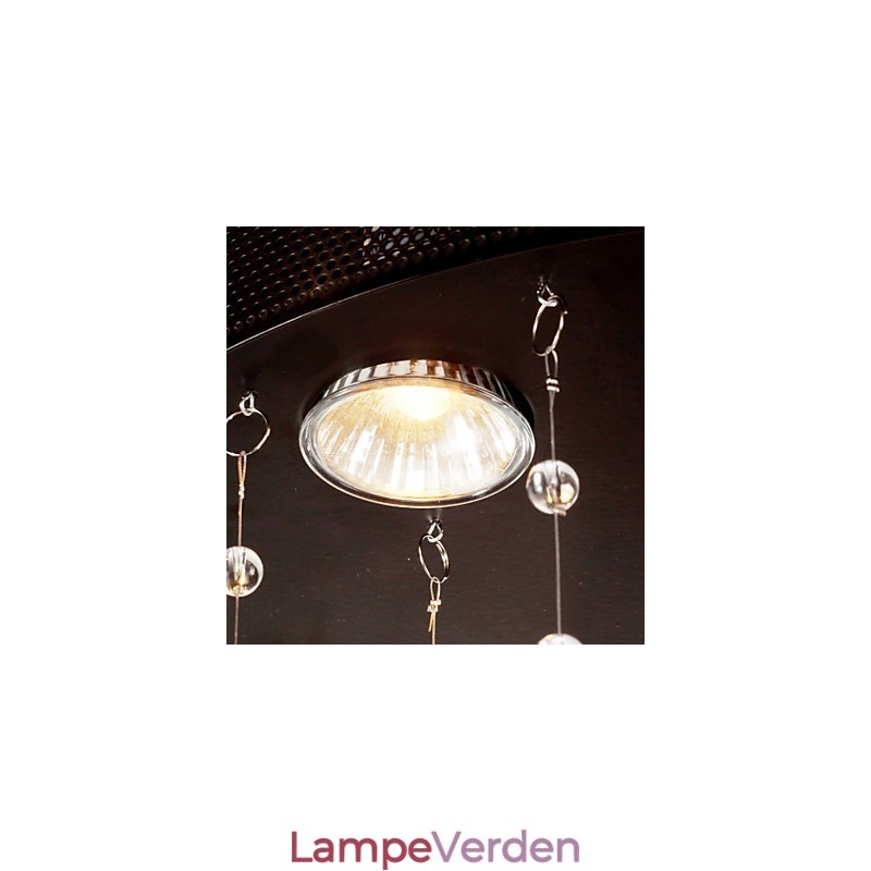 Moderne Semi Flush Mount med 3 lys Butterfly Featured Shade