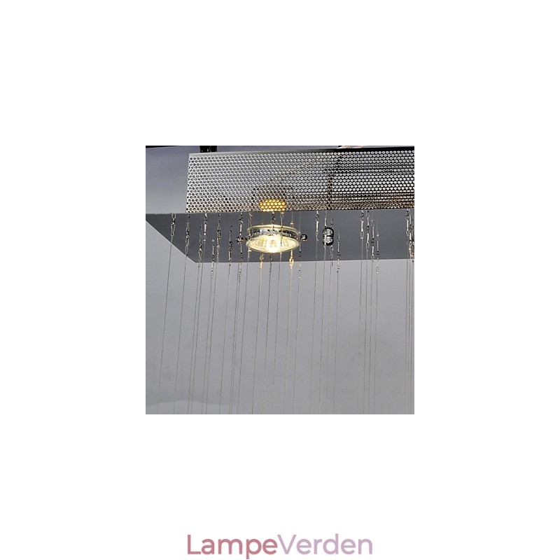 Traditionel klassisk krystal krom metal flush Mount