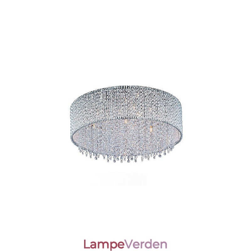 Crystal Flush Mount med 10 lys