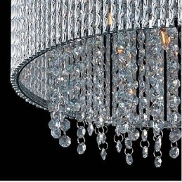 Crystal Flush Mount med 10 lys