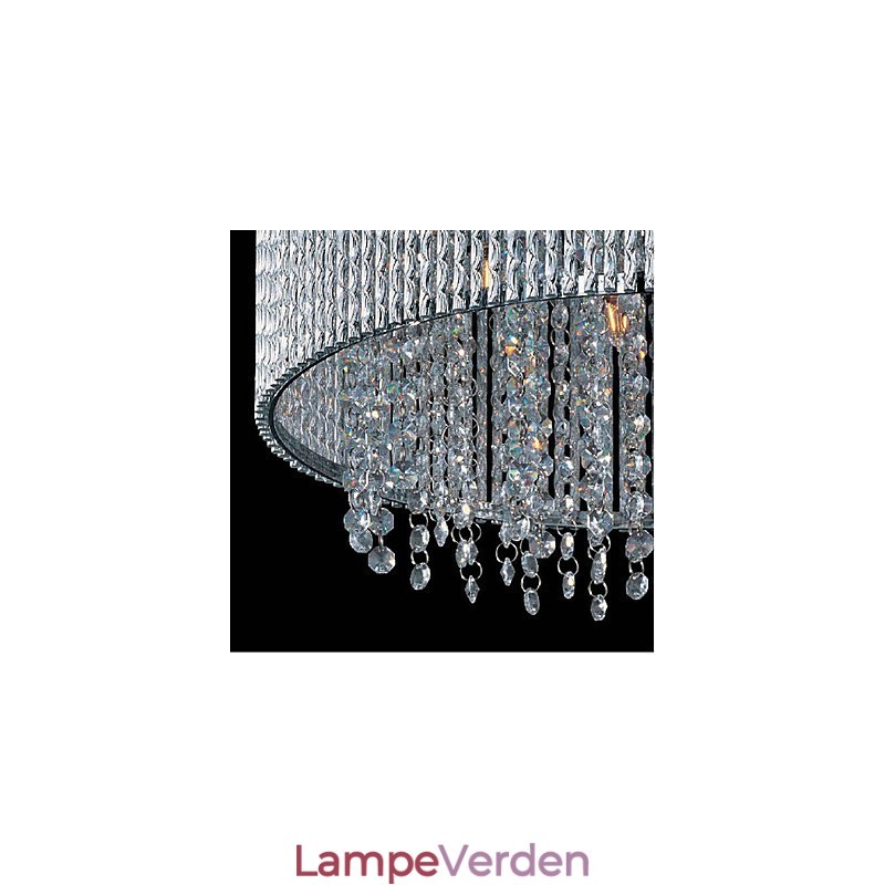 Crystal Flush Mount med 10 lys