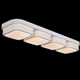 Moderne moderne metal flush Mount