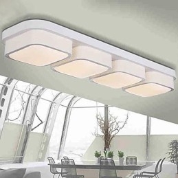 Moderne moderne metal flush Mount