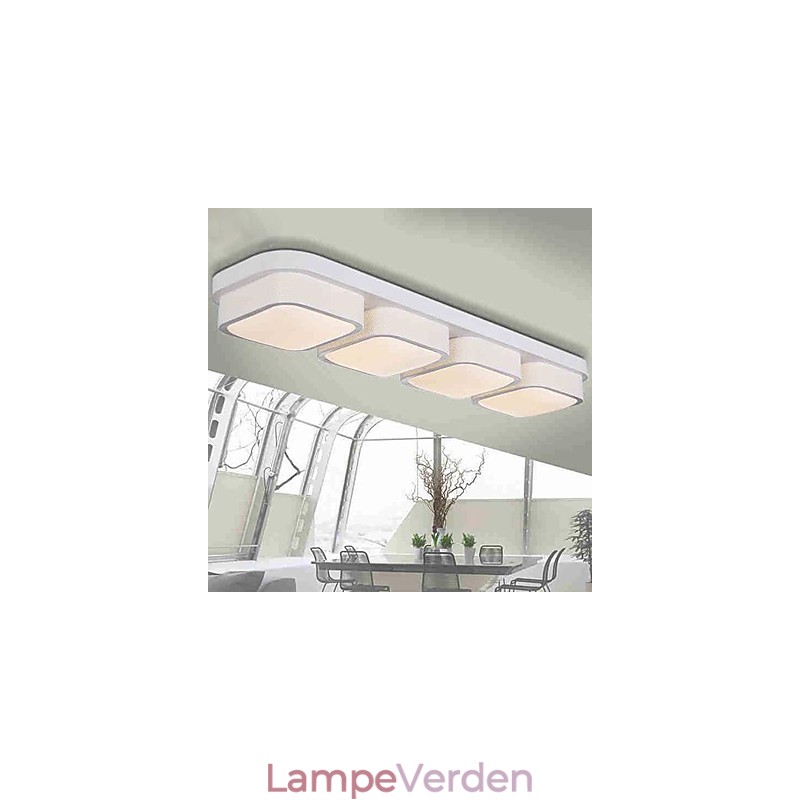 Moderne moderne metal flush Mount