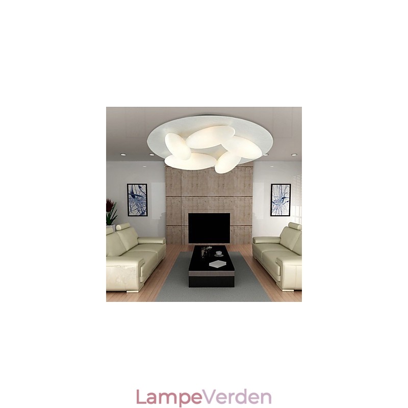Moderne Flush Mount med 5 lys (G9 Bulb Base)