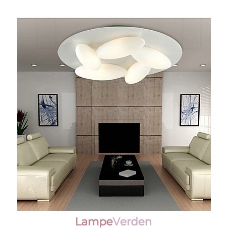 Moderne Flush Mount med 5 lys (G9 Bulb Base) Moderne Flush Mount med 5 lys (G9 Bulb Base)