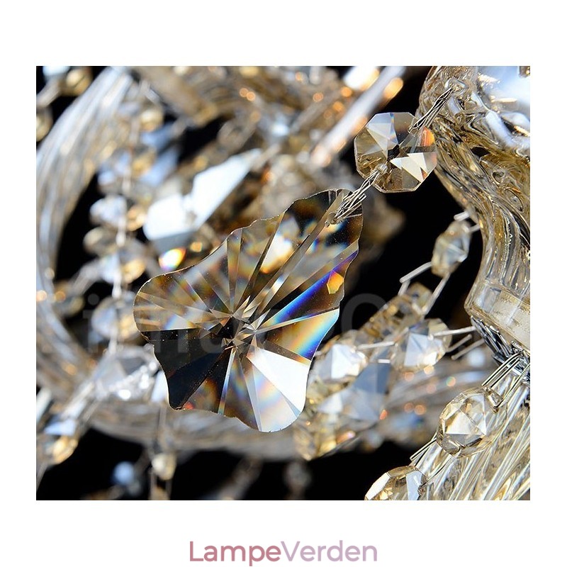 Cognac Krystal Farve Pendel Lys Krystal Moderne Moderne Traditionel Klassisk Retro Lantern Country