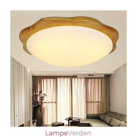 Flush Mount Traditionel klassisk træbambus Flush Mount Traditionel klassisk træbambus