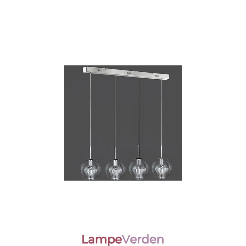Moderne moderne traditionel klassisk krom metal pendellampe til børn 4 lys pendel