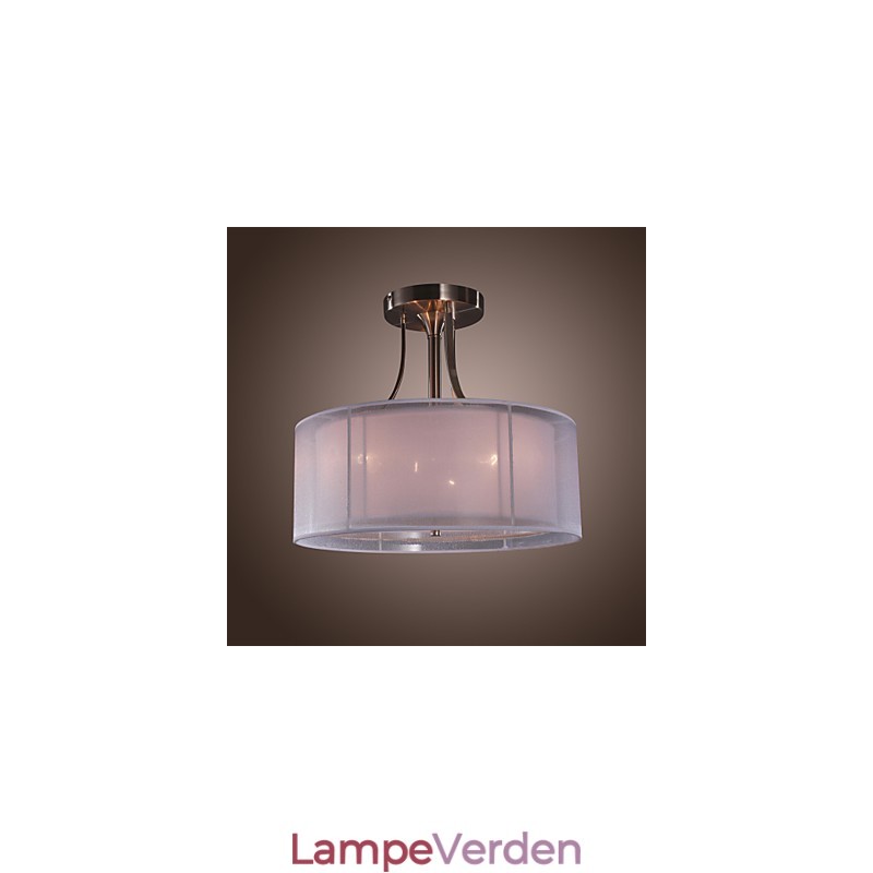 Moderne Akryl Flush Mount med 3 lys Cylinder Design