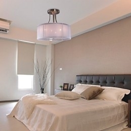 Moderne Akryl Flush Mount med 3 lys Cylinder Design