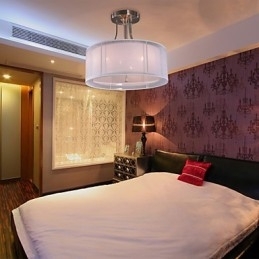 Moderne Akryl Flush Mount med 3 lys Cylinder Design