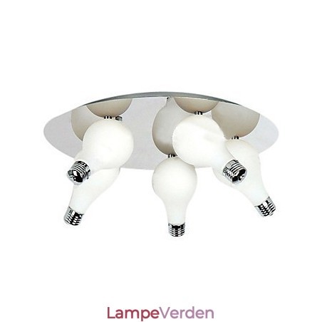 Moderne Flush Mount med 5 lys i runde (G4 pære base) Moderne Flush Mount med 5 lys i runde (G4 pære base)