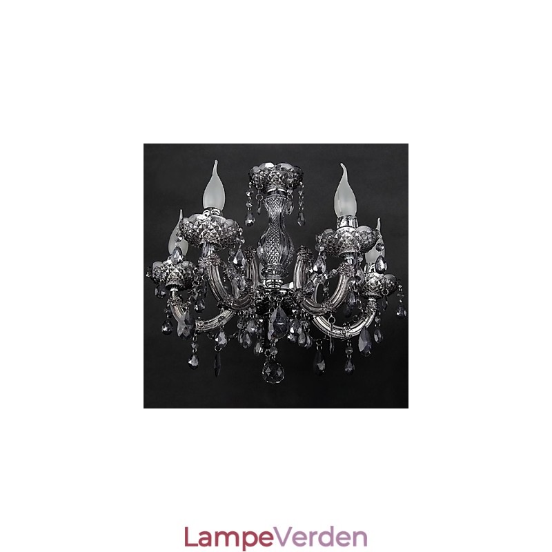 Moderne moderne Crystal Metal Flush Mount