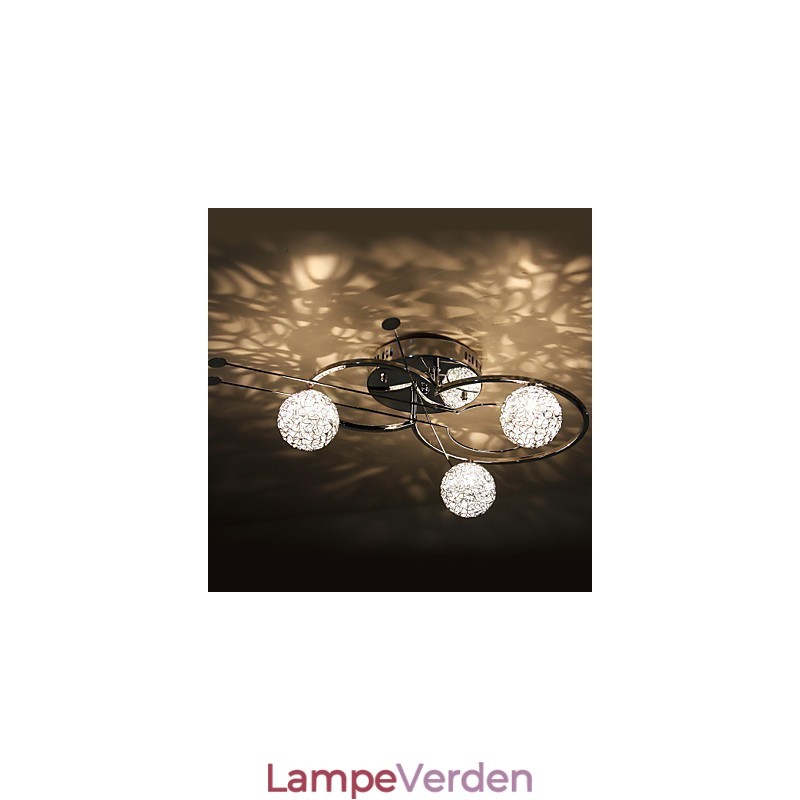 Moderne moderne galvaniseret flush Mount