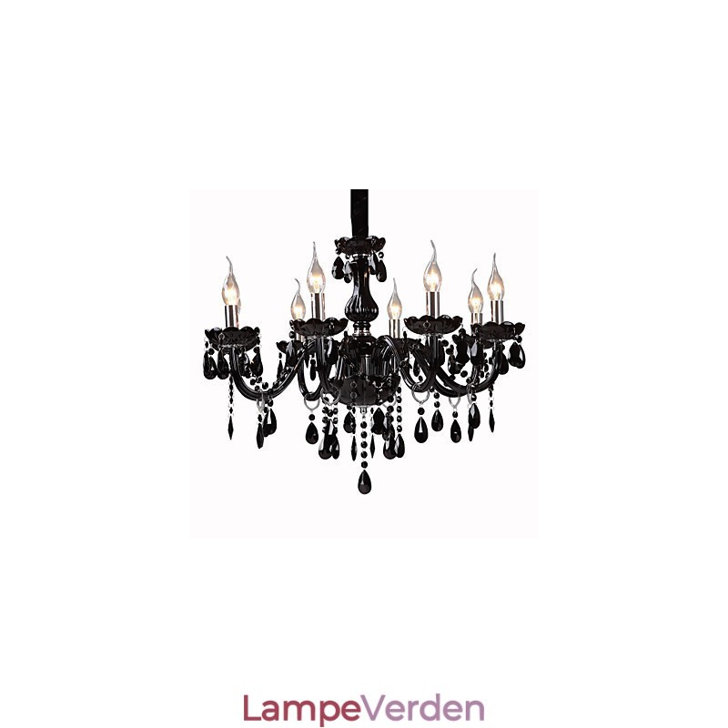 Moderne moderne krystal galvaniseret lysekrone