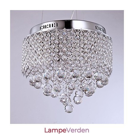 Moderne moderne krystal krom metal flush Mount Moderne moderne krystal krom metal flush Mount