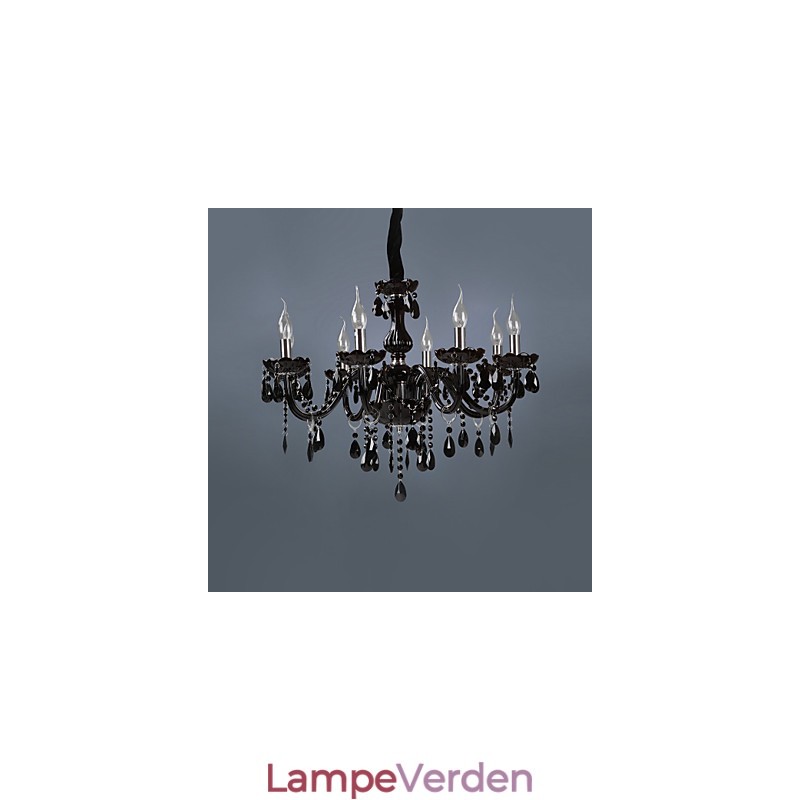 Moderne moderne krystal galvaniseret lysekrone