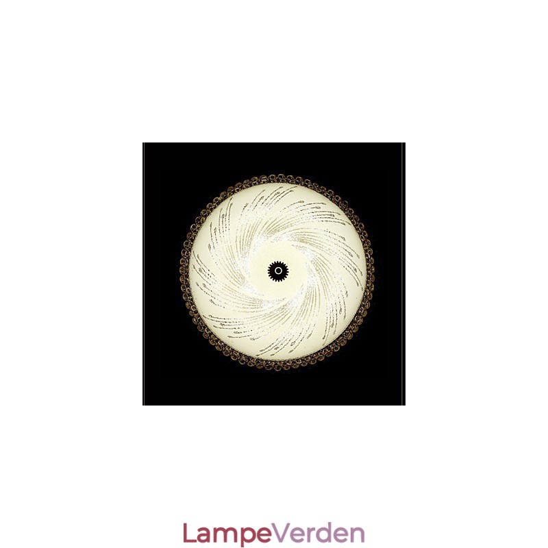 Moderne Luksus Krystal Lys Absorber Kuppel Lys SMD Dobbelt Farve Diameter 50CM