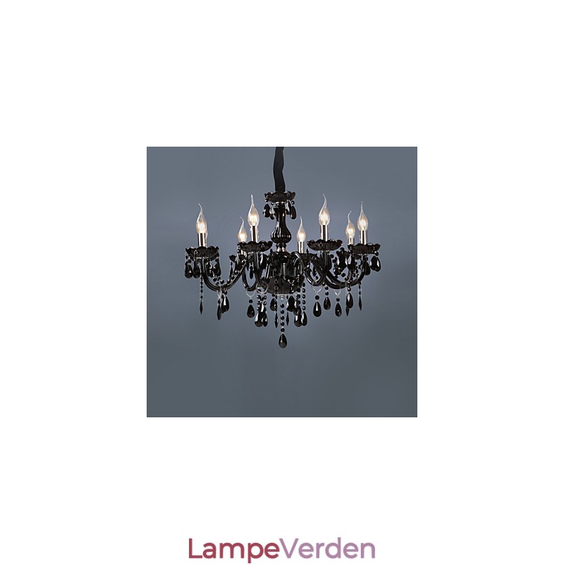Moderne moderne krystal galvaniseret lysekrone