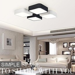 Moderne moderne maleri Metal Flush Mount