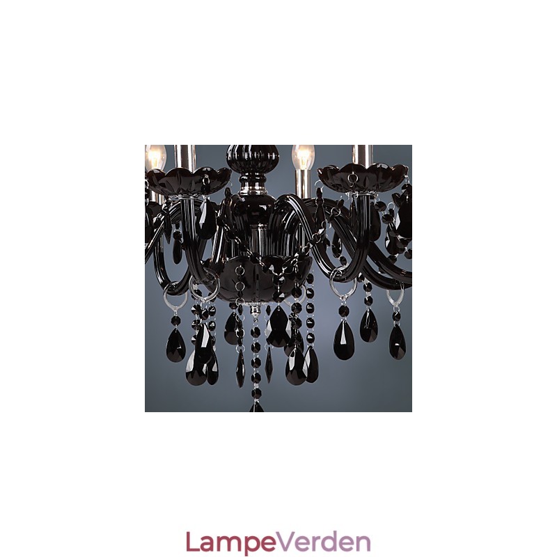 Moderne moderne krystal galvaniseret lysekrone