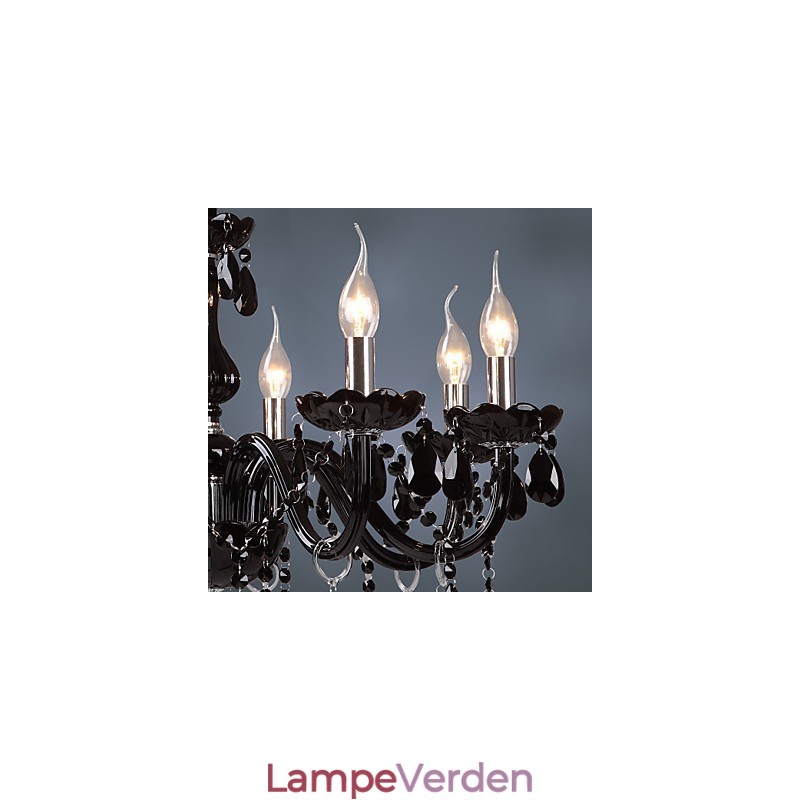 Moderne moderne krystal galvaniseret lysekrone