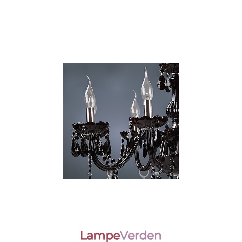 Moderne moderne krystal galvaniseret lysekrone