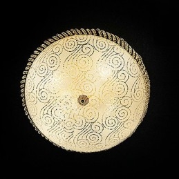 Flot loftslampe med 4 lys i gyldent