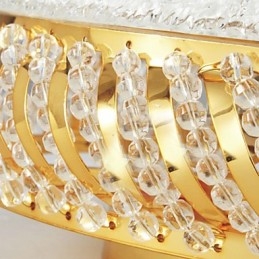 Flot loftslampe med 4 lys i gyldent
