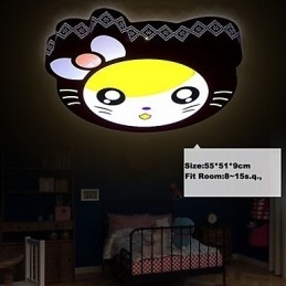 Flush Mount Loftslampe monteret moderne moderne metal