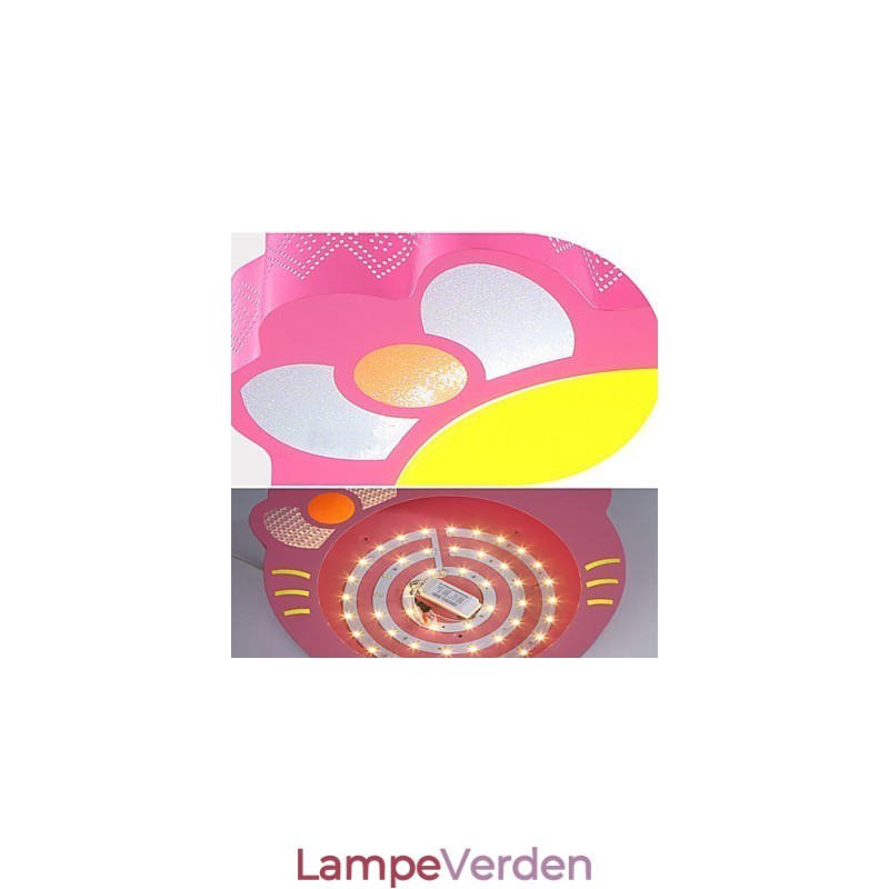 Flush Mount Loftslampe monteret moderne moderne metal