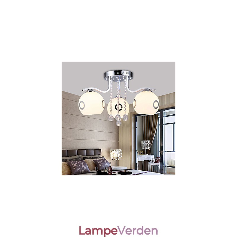 Flush Mount Crystal Moderne moderne glas