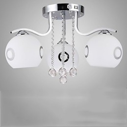 Flush Mount Crystal Moderne moderne glas