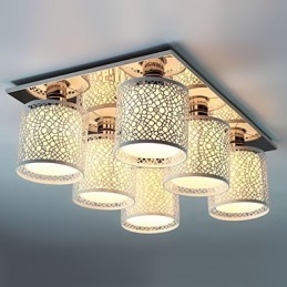 Moderne moderne maleri Metal Flush Mount