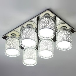 Moderne moderne maleri Metal Flush Mount