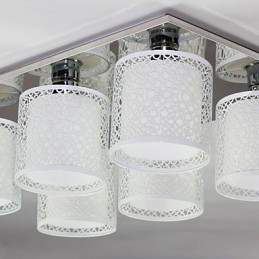 Moderne moderne maleri Metal Flush Mount