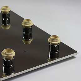 Moderne moderne maleri Metal Flush Mount