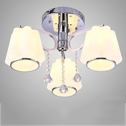 Flush Mount Crystal Moderne moderne glas