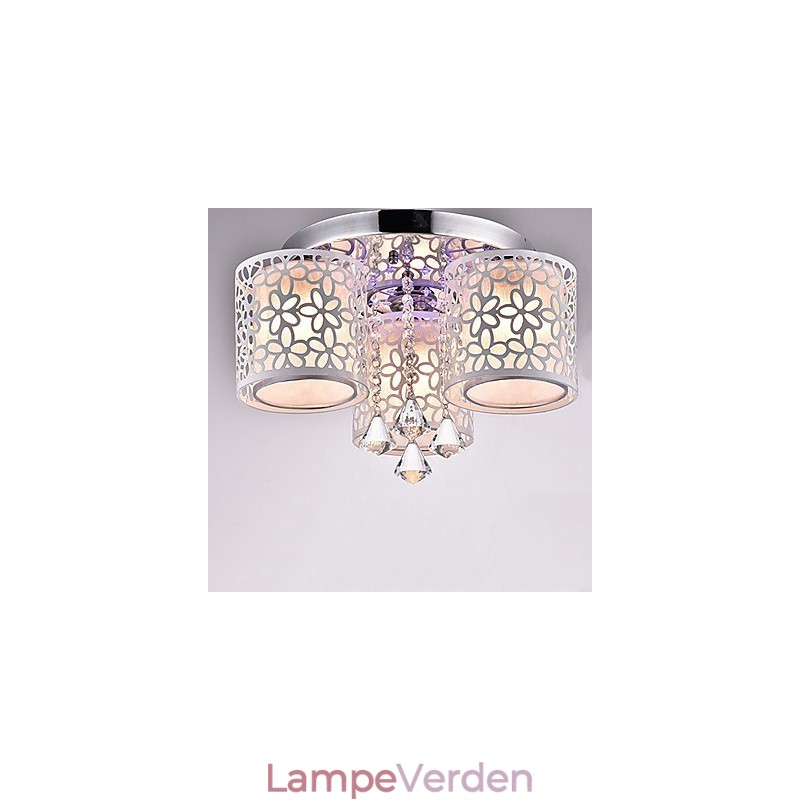 Flush Mount Crystal Modern Contemporary Metal