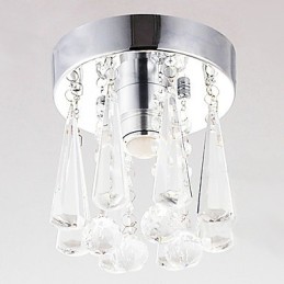 1 let Semi Flush Mount i krystal