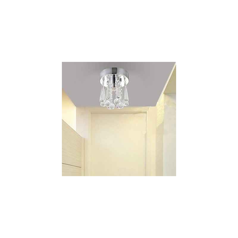1 let Semi Flush Mount i krystal