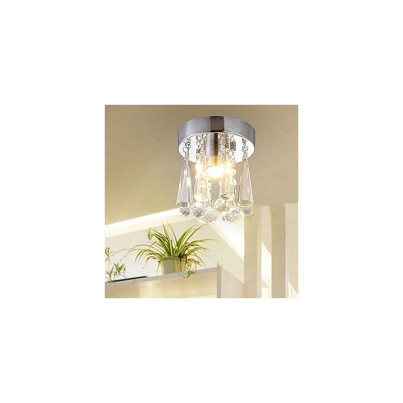 1 let Semi Flush Mount i krystal