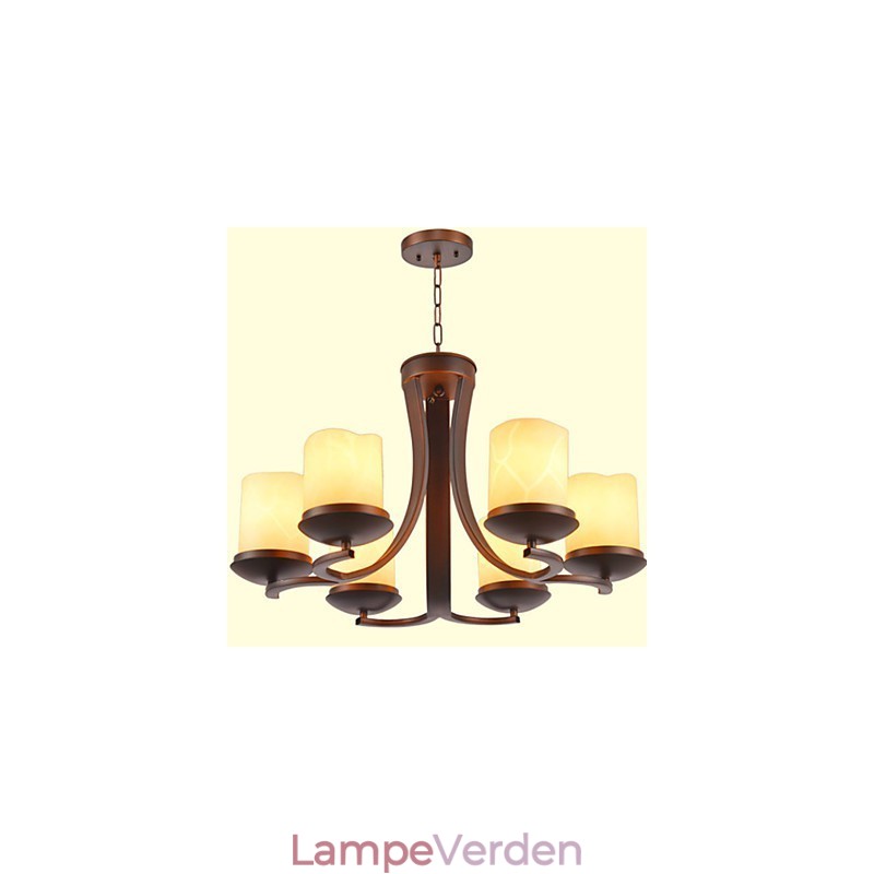 Traditionel Klassisk Retro Mini Stil Maleri Metal Lysekrone